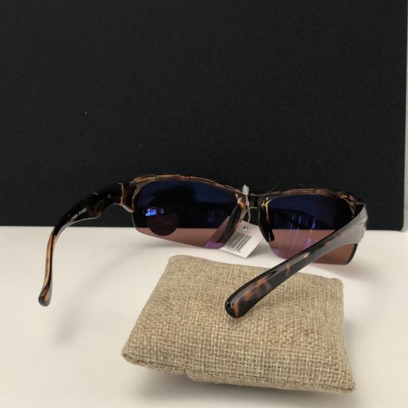 Half frame Sport sunglasses tortoise shell - Picture 3 of 6